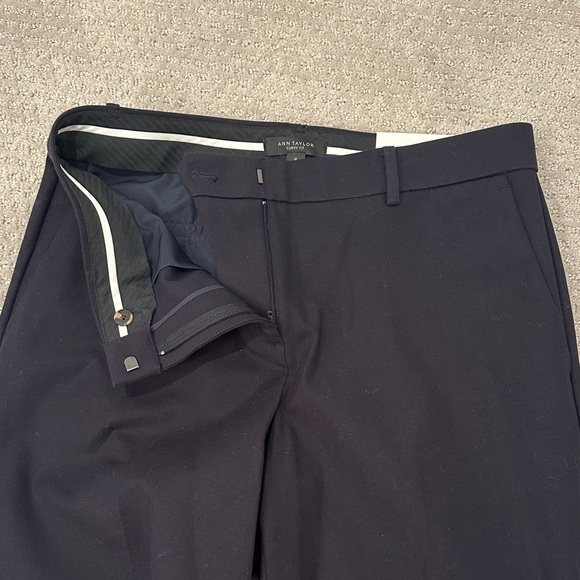 NWT Ann Taylor The Ankle Midrise Pants, Dark Navy, 10 Curvy, Office Workwear - Picture 7 of 14